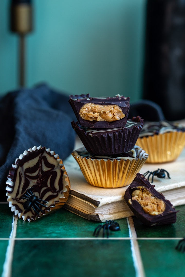 Spider Web Peanut Butter Cups