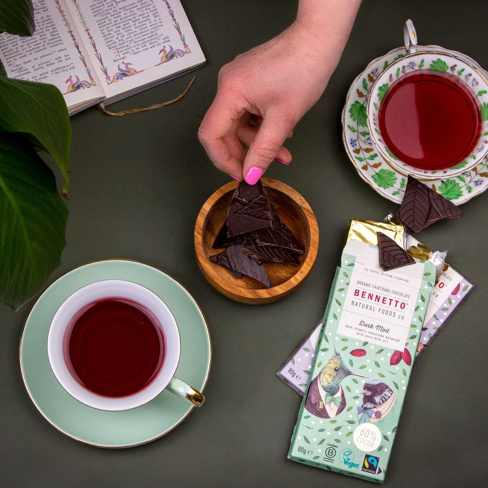 Dark Mint - pack of 12 (80g bars)