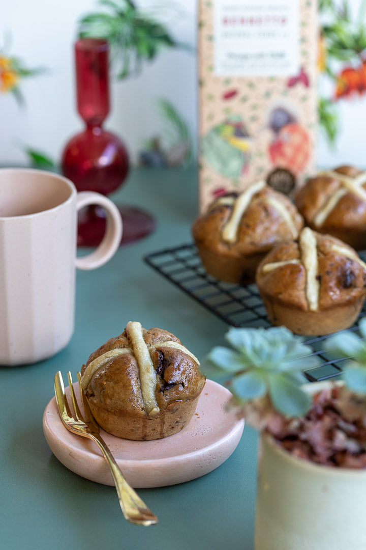 Bennetto Easter Hot Cross Muffins