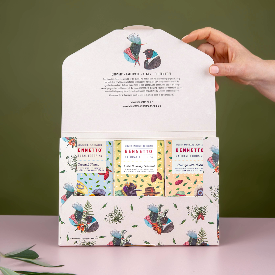 Gift Pack of 3 Bars - New Flavour Variety