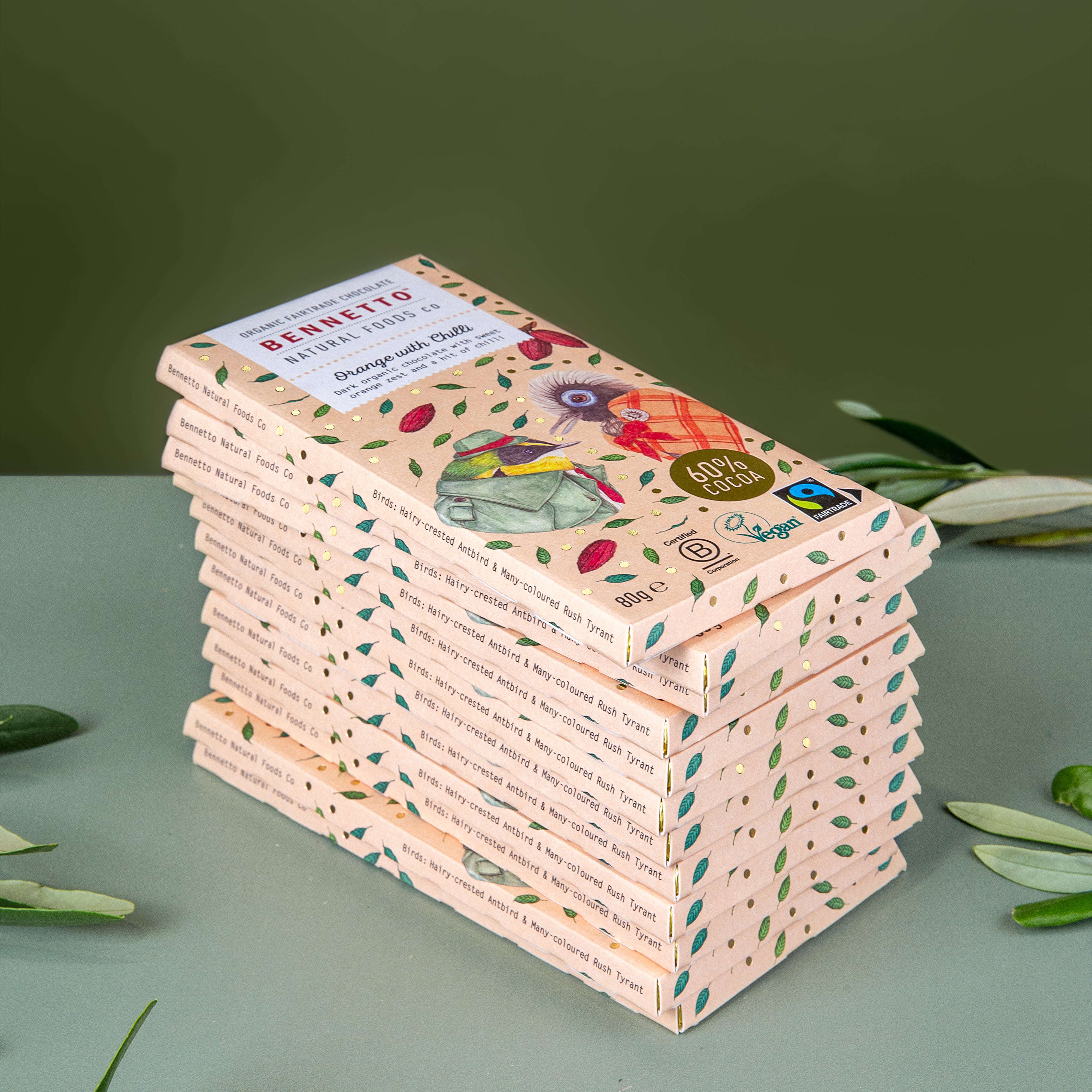 Orange with Chilli - Carton of 12 bars