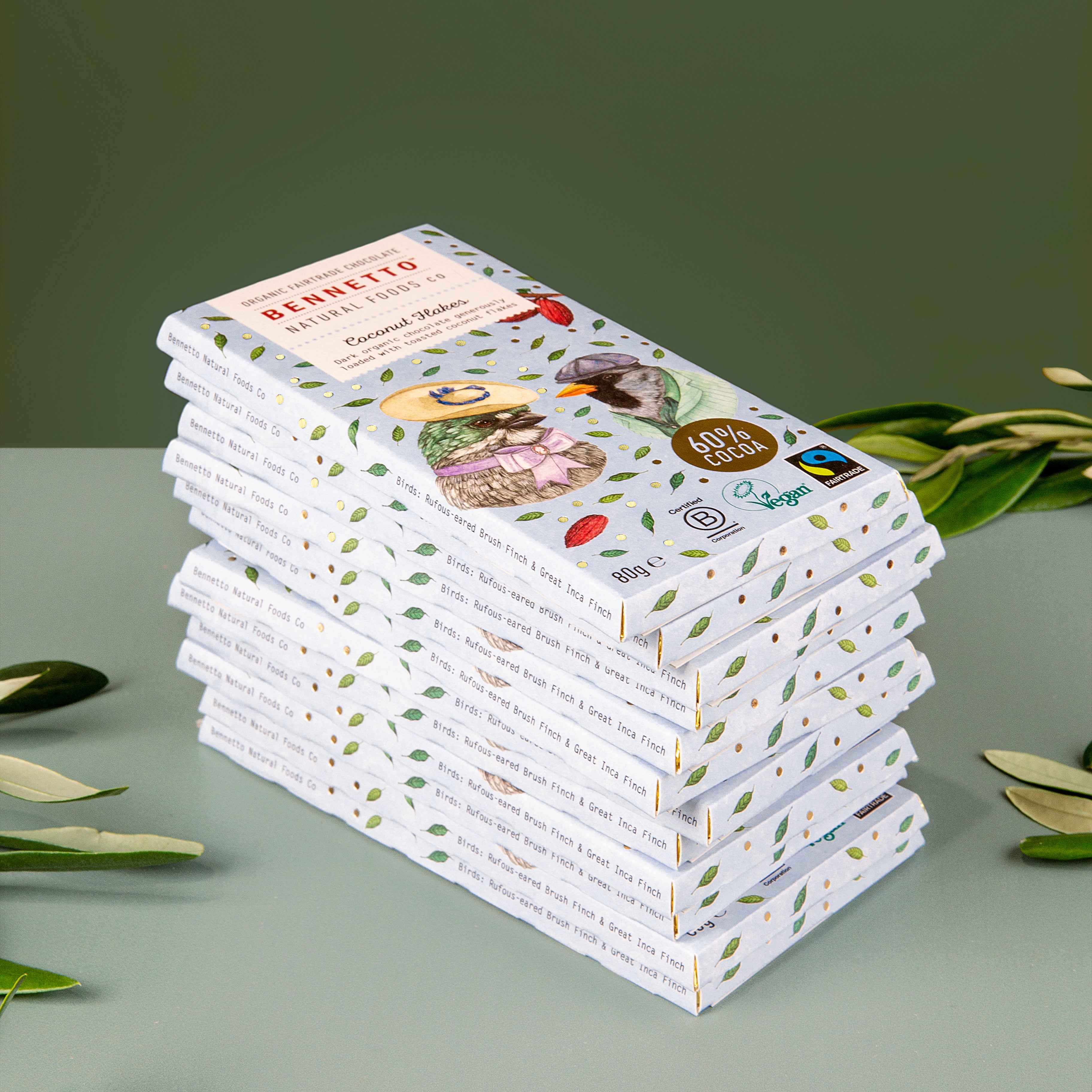 Coconut Flakes -  Carton of 12 bars