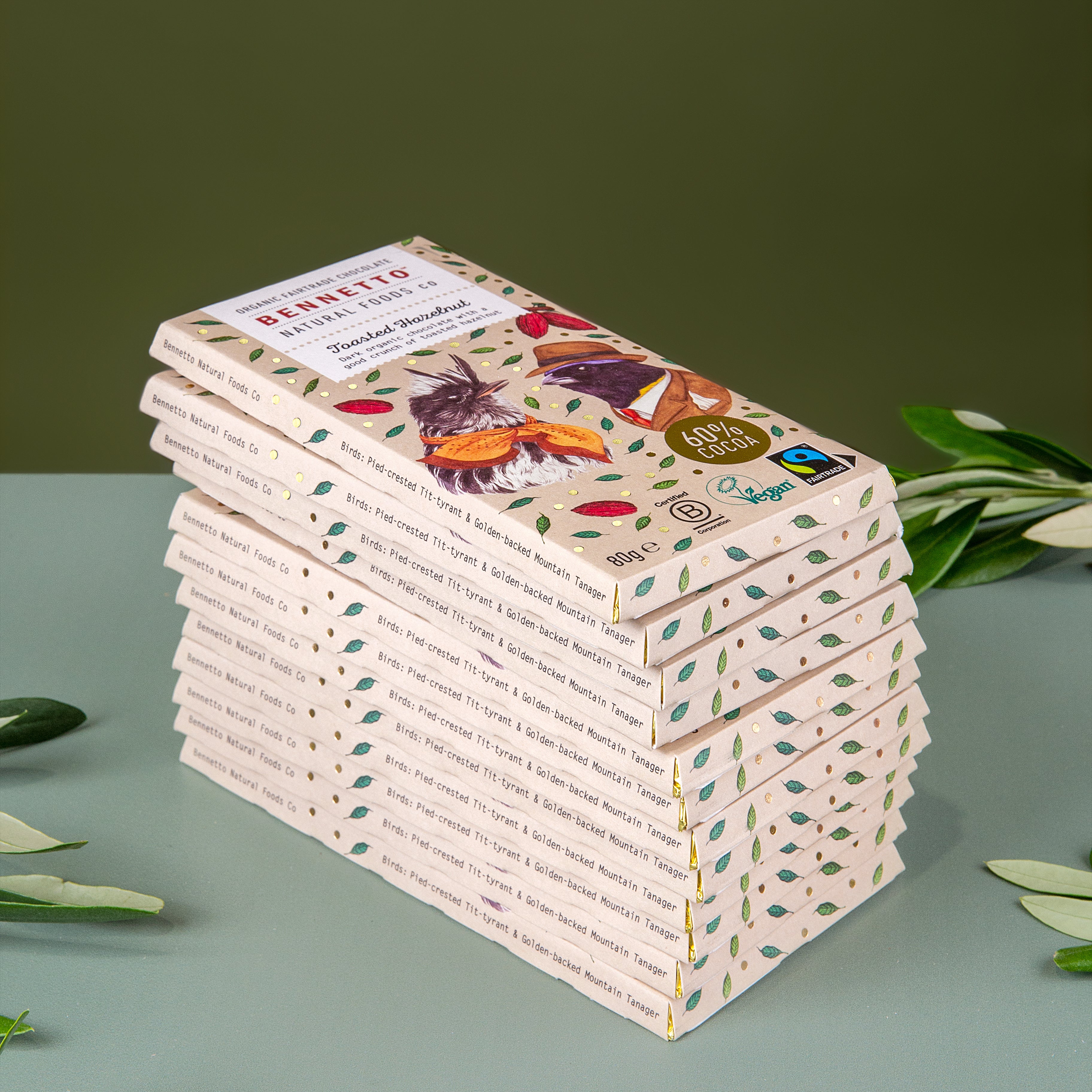 Toasted Hazelnut - Carton of 12 bars