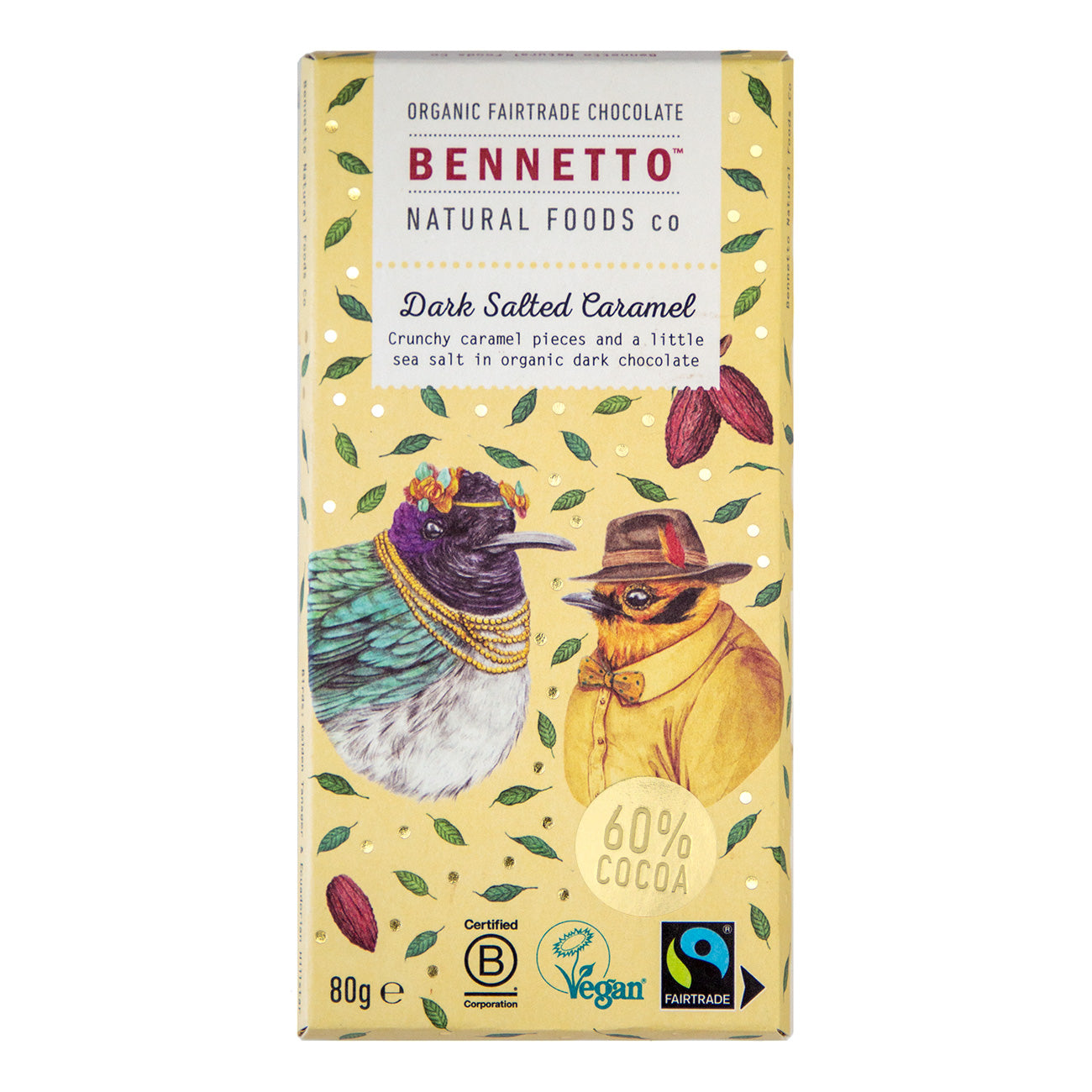 Dark Salted Caramel - Pack of 12 (80g bars)