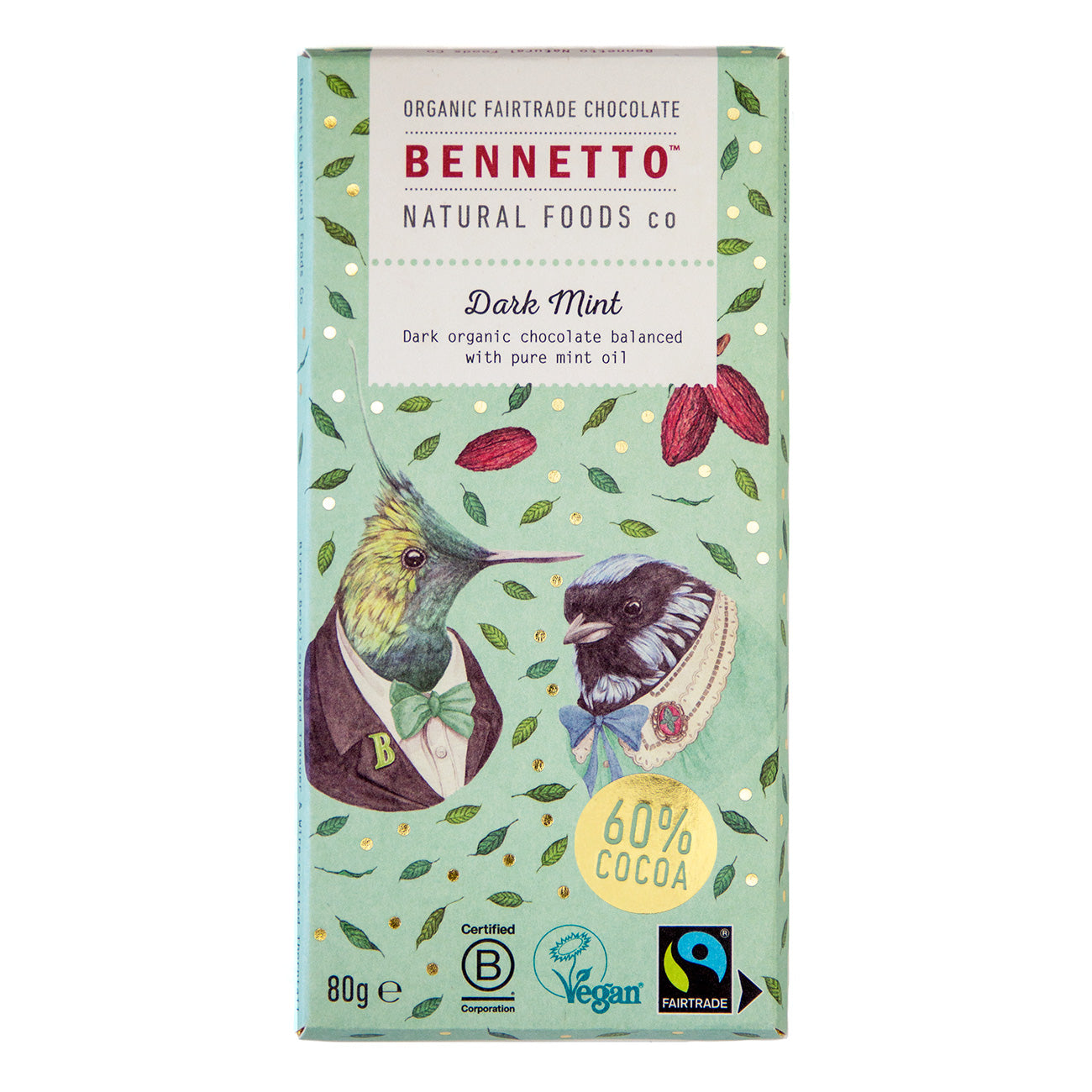 Dark Mint - pack of 12 (80g bars)