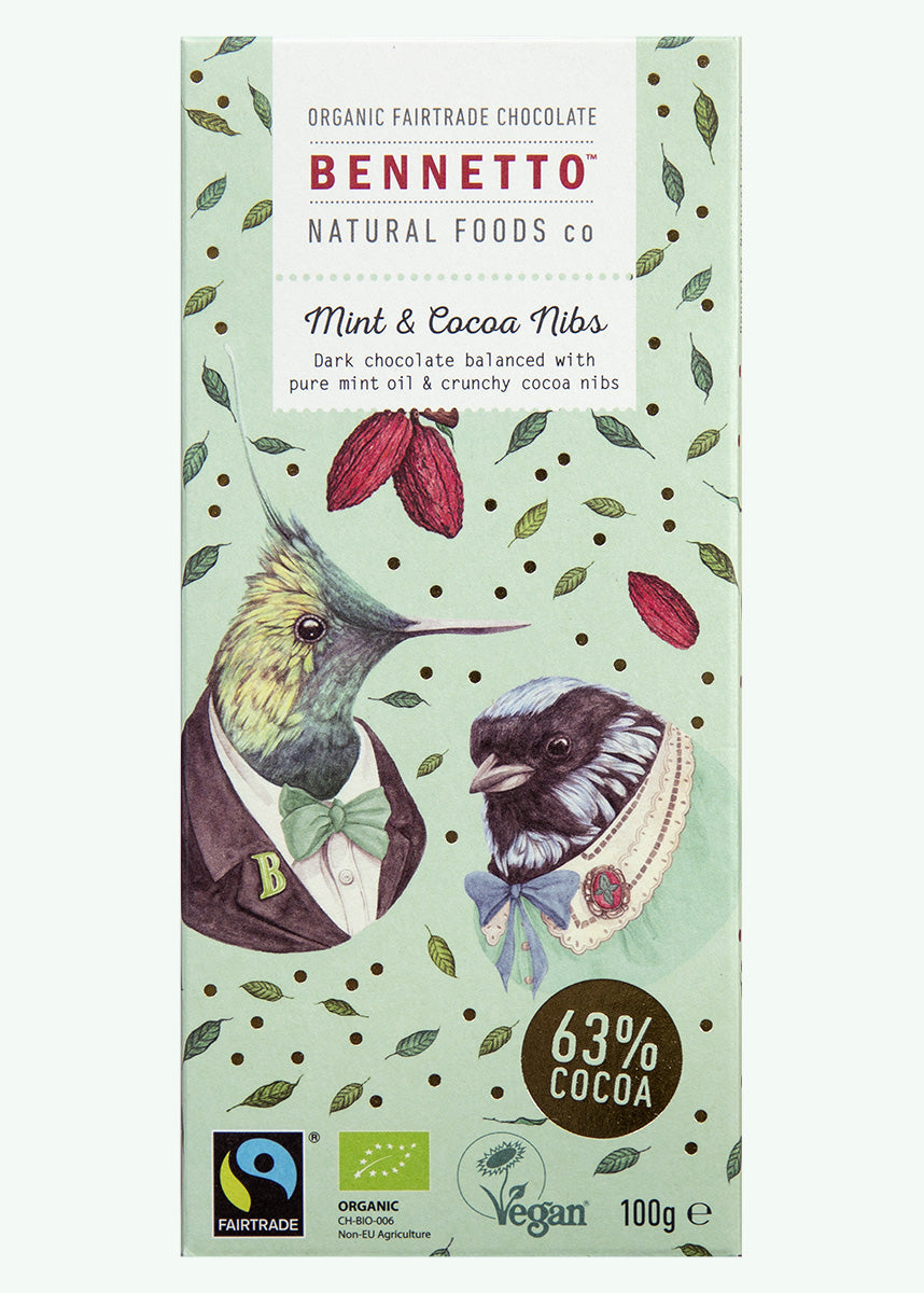 Mint and Cocoa Nibs - Pack of 14